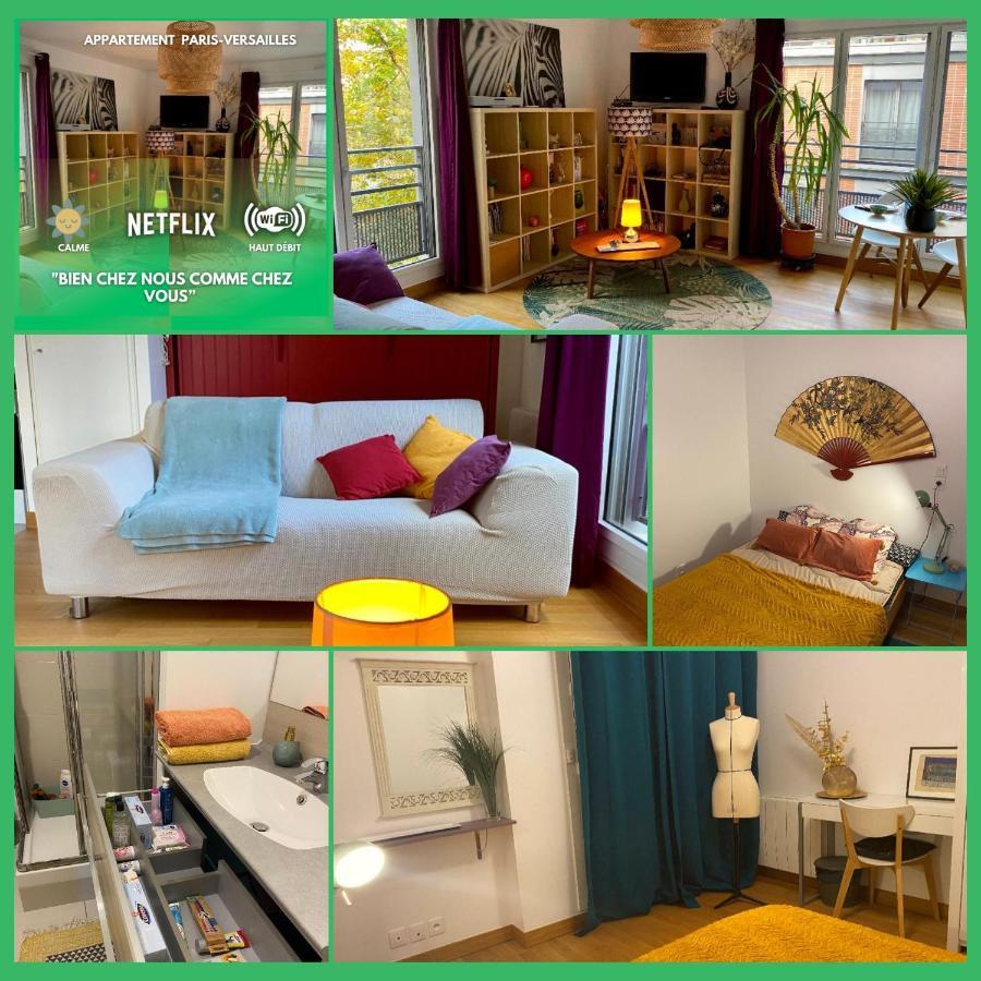 Paris-Versailles-Cosy-Calme-Wifi Appartement Buitenkant foto